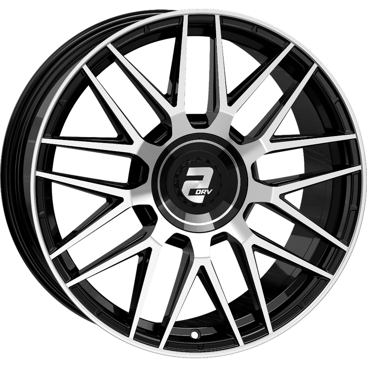 2DRV WH43 18x8 ET30 5x112 Noir Poli Brillant