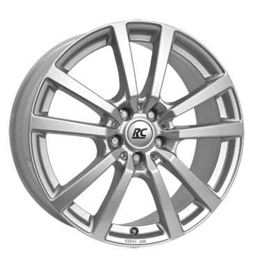 RCDesign RC25T 16x6.5 ET40 5x127 Argent Cristal (KS)