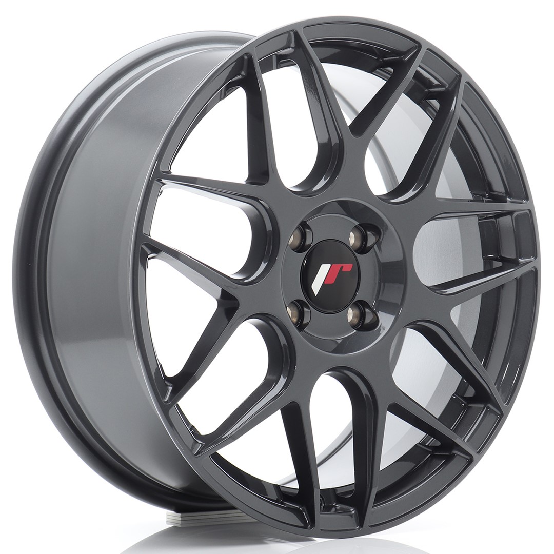 Japan Racing JR18 17x7 ET40 4x100 Hyper Gray