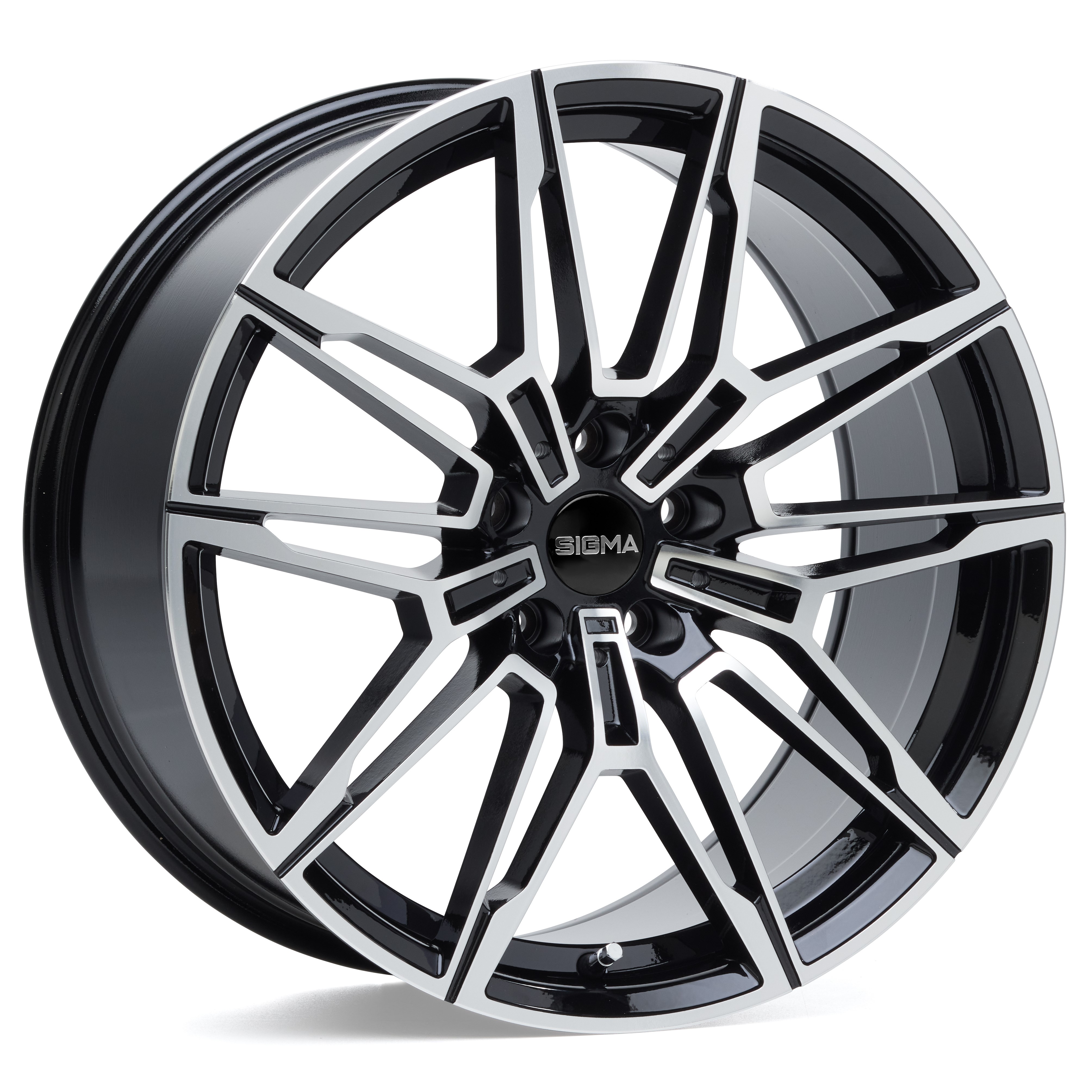 Sigma 871 20x8.5 ET26 5x112 Higloss-Black Polished