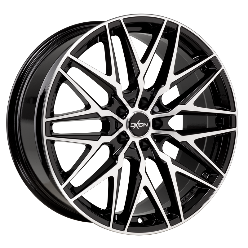 Oxigin 25 OXCROSS 17x7.5 ET55 5x114.3 Black Full Polish