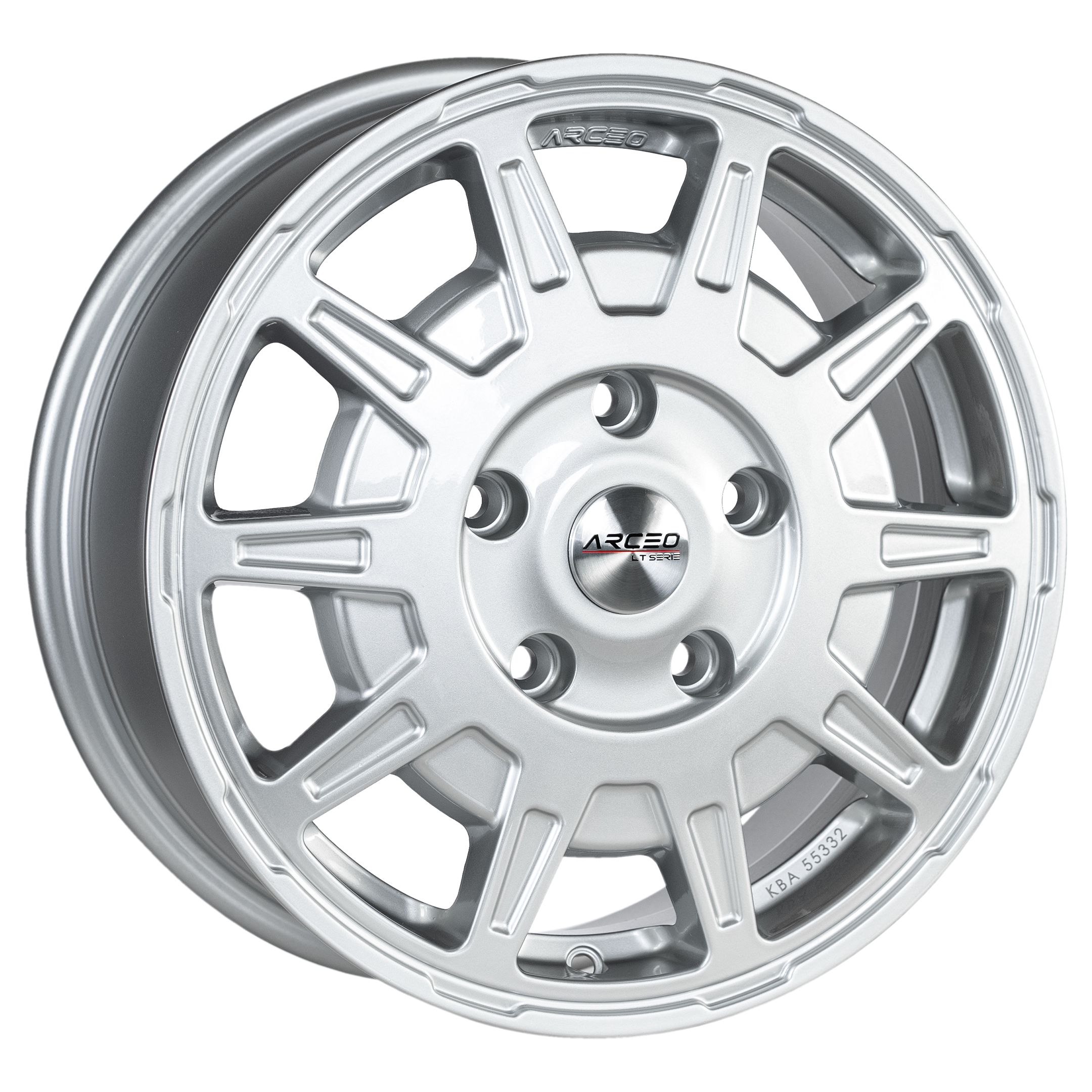 Arceo Stars LT1 16x6.5 ET62 6x130 Silver