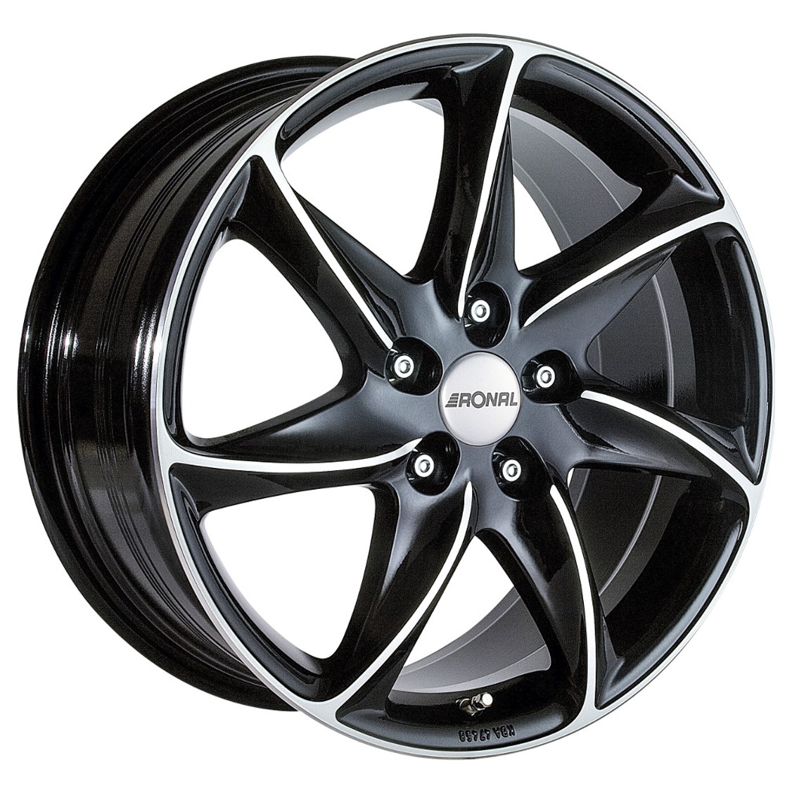 Ronal R51 20X8.5 ET50 5X130 JETBLACK-FRONTPOLIERT