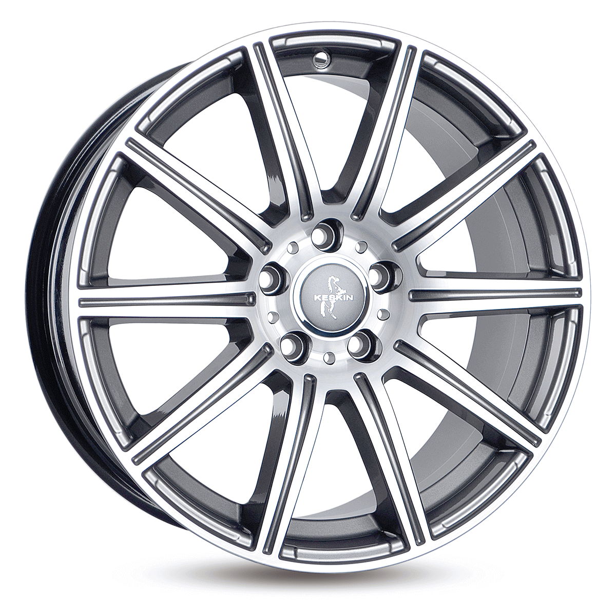 Keskin Wheels KT16 19X8.5 ET45 5X112 PALLADIUM FRONT POLISH