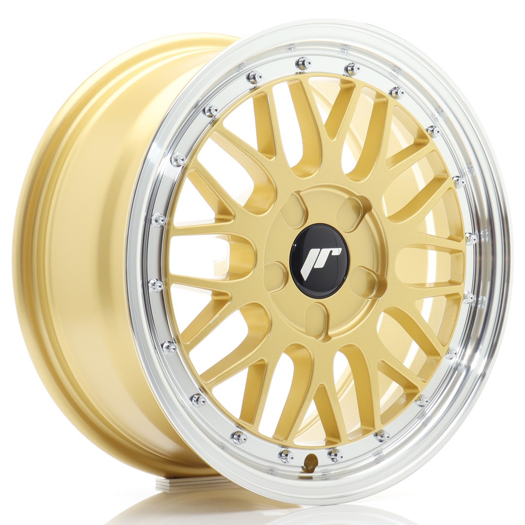 Japan Racing JR23 16x7 ET20-45 Blank (5H) Gold Machined Lip