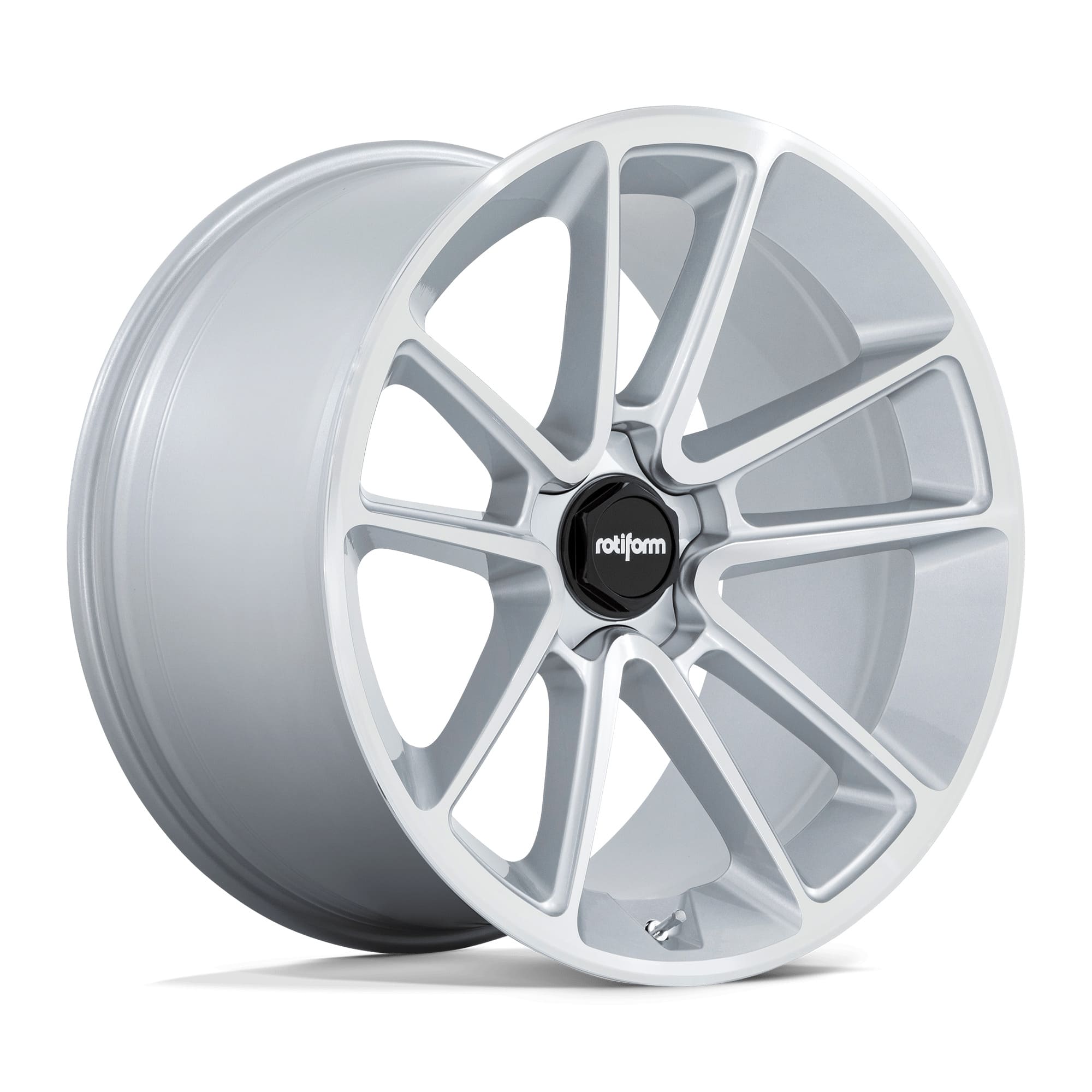 Rotiform BTL in Gloss Silver Machined Face Farbe