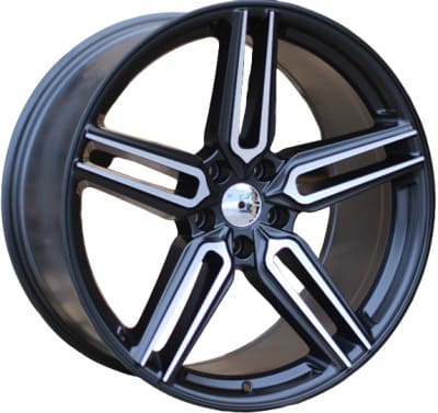 Haxer HX015 in Black Polished Half Matt Farbe