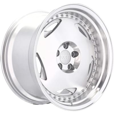 Haxer HX029 in Polished Silver With Polished Lip Farbe