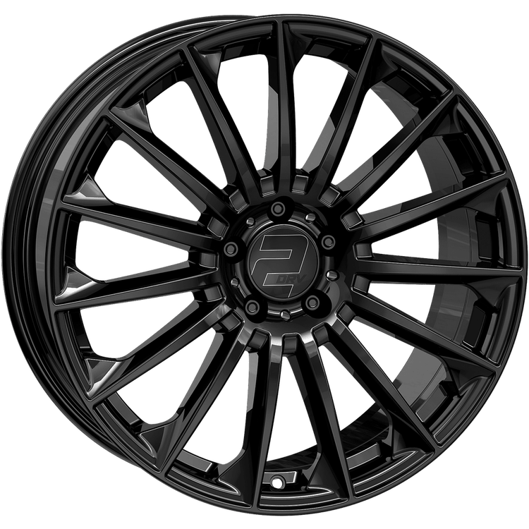 2DRV WH39 22x10.5 ET20 5x112 Schwarz Glänzend Lackiert