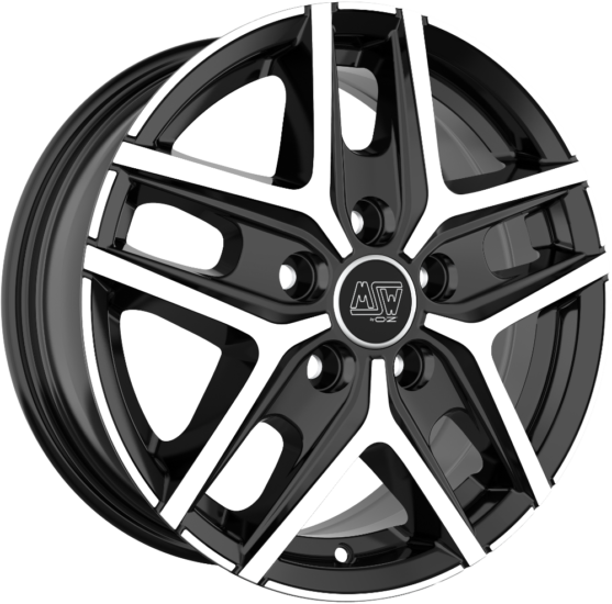 MSW 40 VAN 16x6.5 ET65 5x130 Gloss Black Full Polished