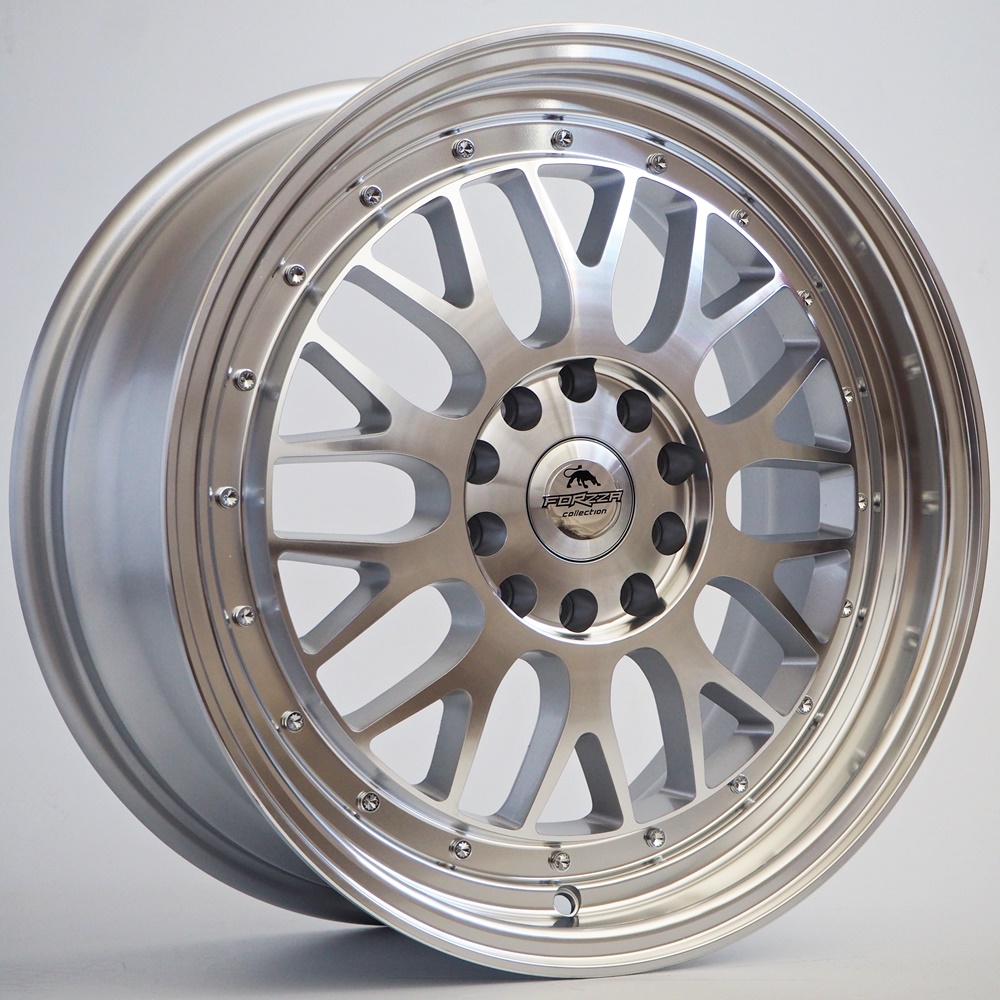 Forzza Wheels SPOT 17x7.5 ET40 5x112/120 Argent Façade Usinée