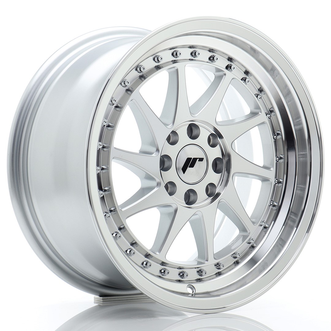 Japan Racing JR26 16x8 ET25 4x100/108 Argent Usiné Face