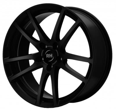 RH Alurad BO Flowforming in Racing Schwarz Lackiert Farbe