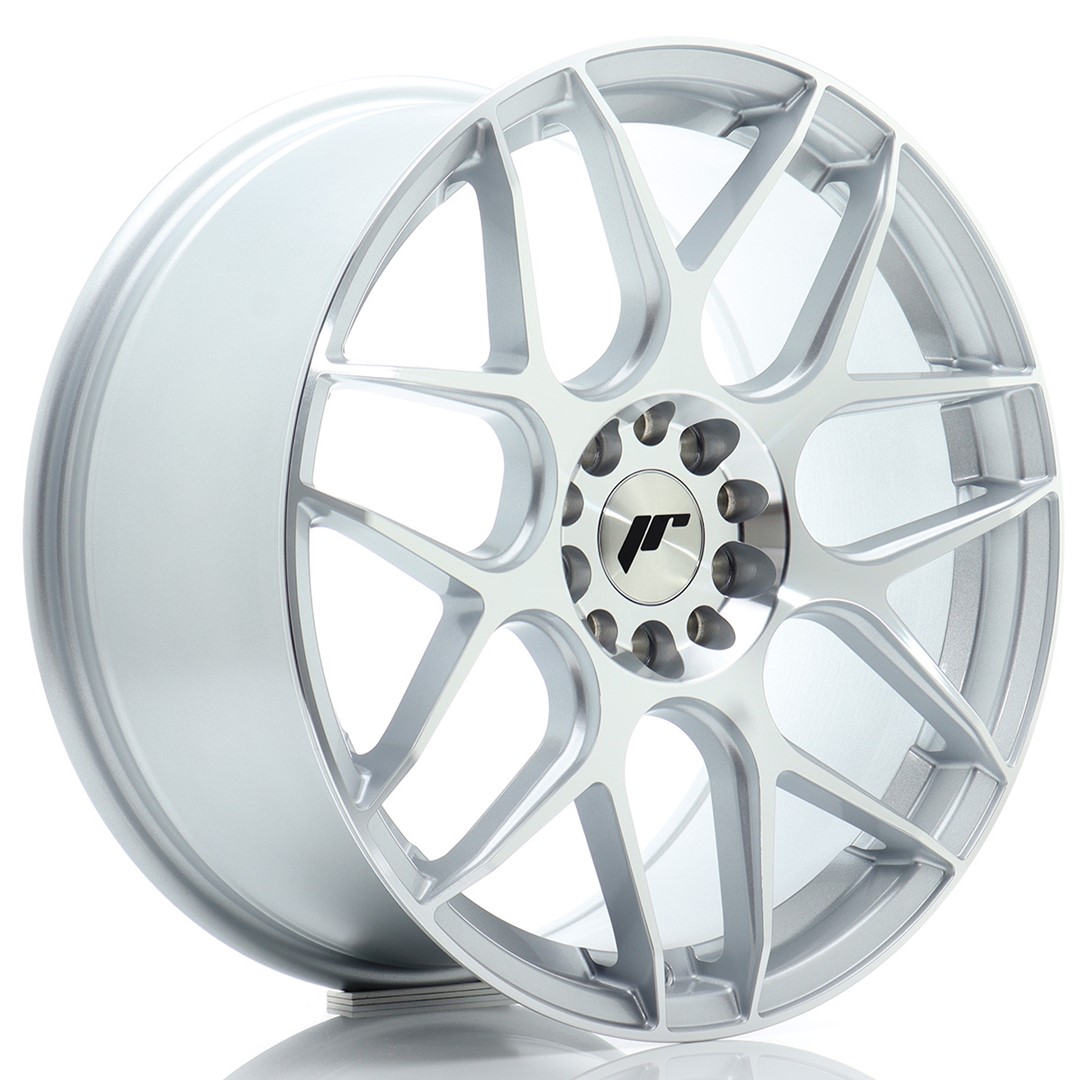 Japan Racing JR18 18x8.5 ET45 5x112/114.3 Silver Machined Face