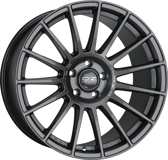 OZ SUPERTURISMO DAKAR 21x9 ET35 5x120 Matt Graphite Argento Lettering