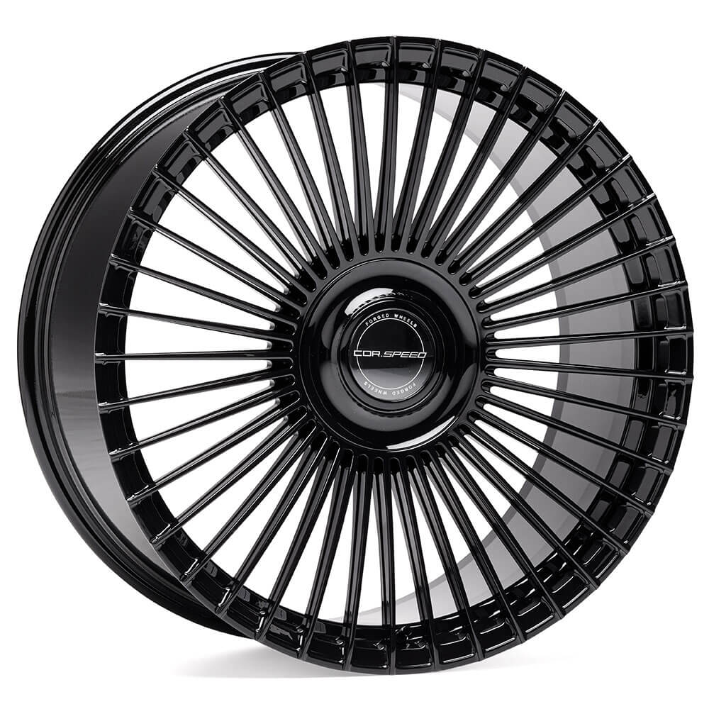 Corspeed Forged F03 24x14 ET und LK frei wählbar, Higloss Black