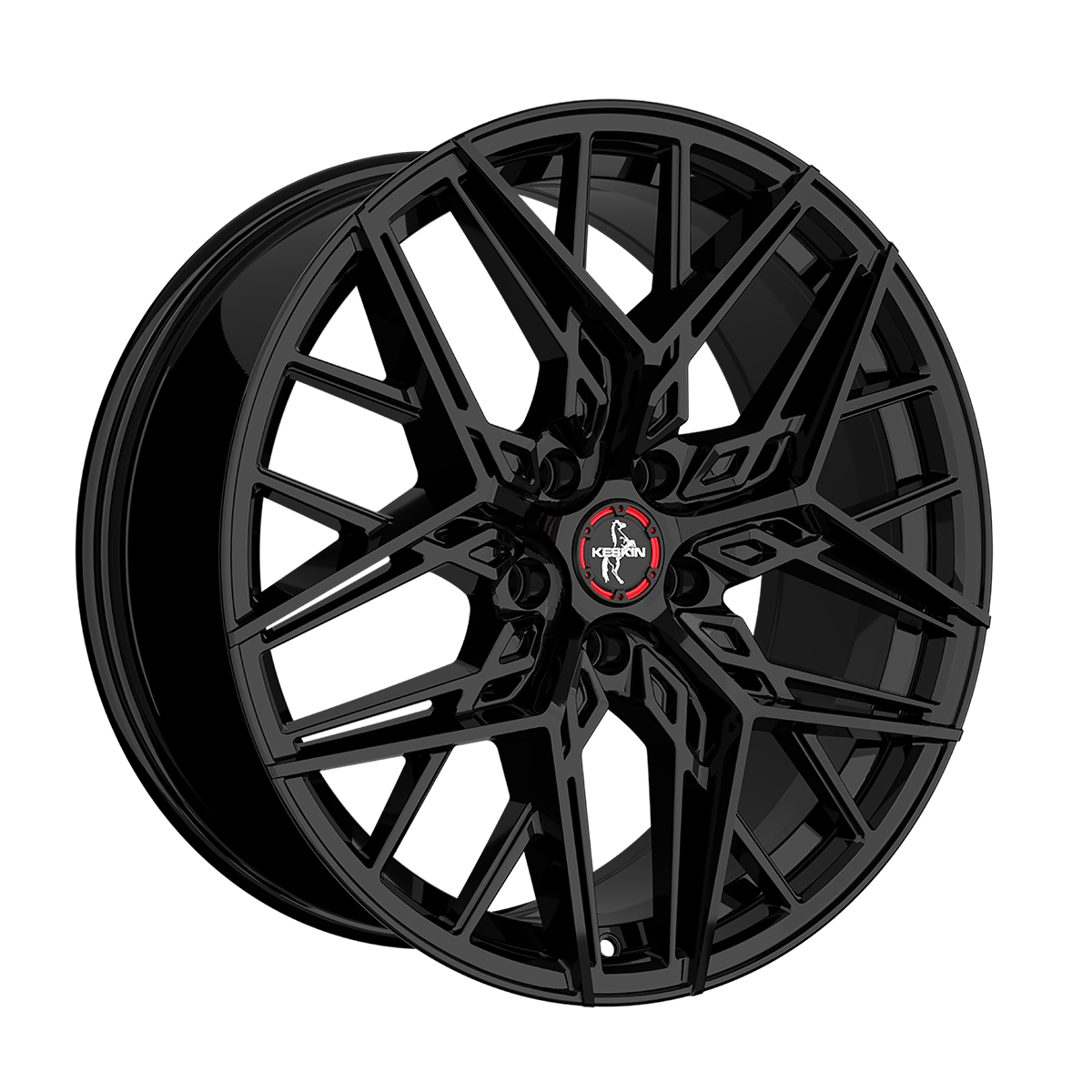 Keskin KT25 18x8 ET29.9 5x112 Black Painted
