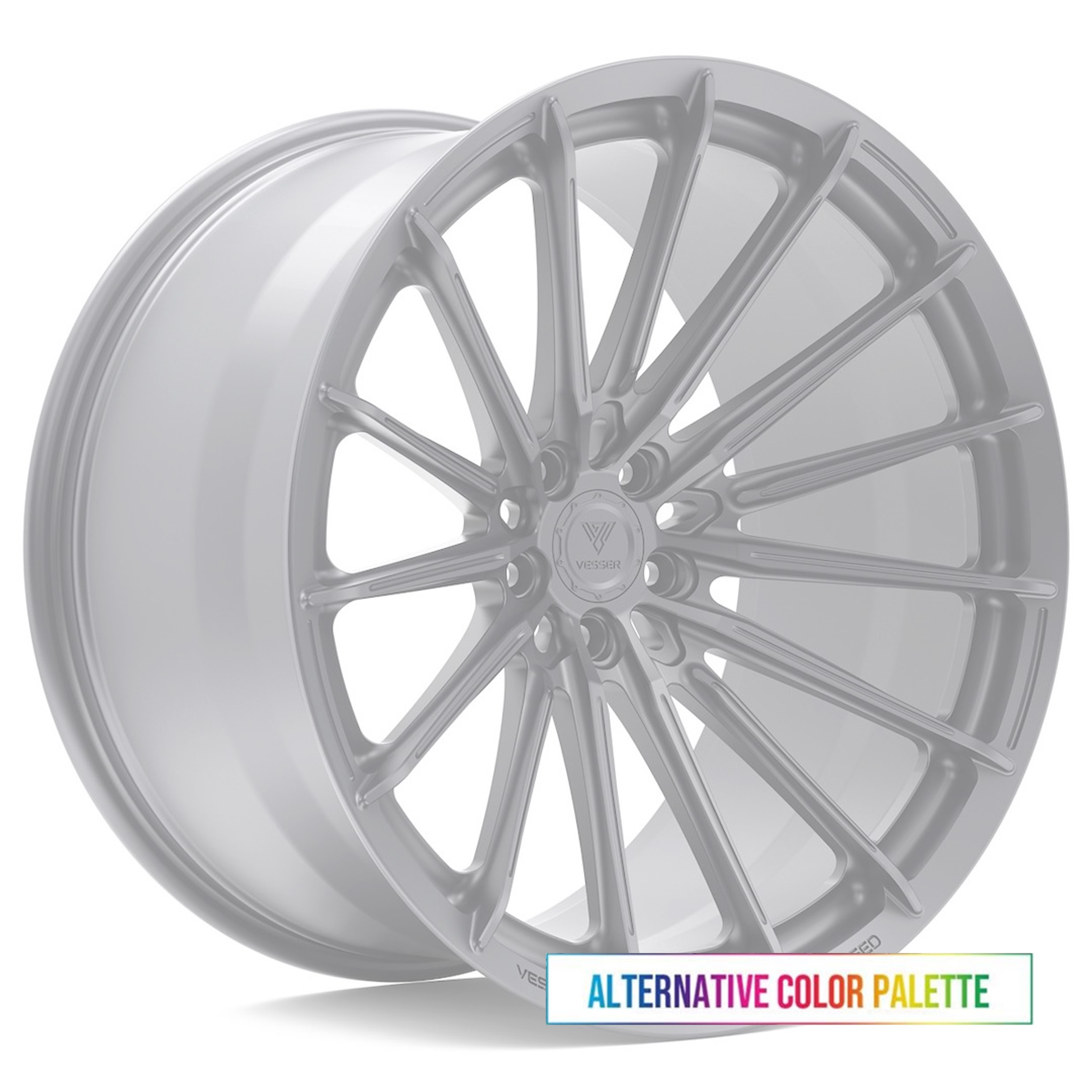 Vesser VSR4 23x10.5 ET5-46 Custom Finish (ET, LK und Farbe frei wählbar)