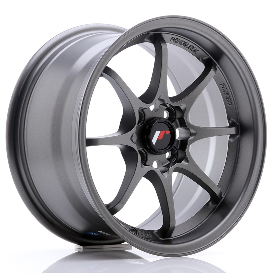 Japan Racing JR5 15x8 ET28 4x100 Matt Gun Metal