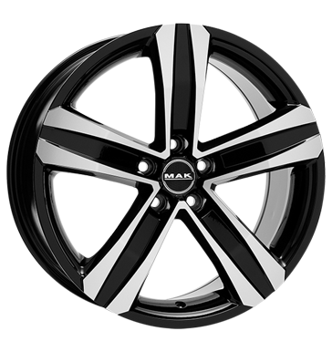 MAK STONE5 3 16x6.5 ET60 5x160 Black Mirror