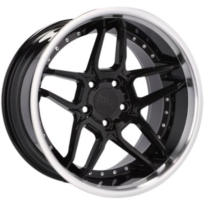 Haxer HX030 in Black With Polished Lip Farbe