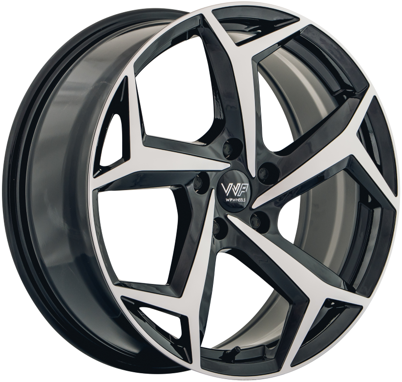 WP Wheels 964 17x7.5 ET40 5x100 Glanz-Schwarz Poliert