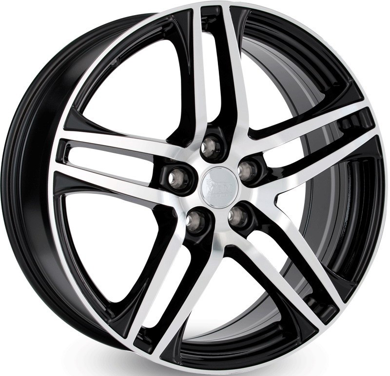 MAM Felgen RS2 17x7.5 ET45 5x114.3 Black Front Polish