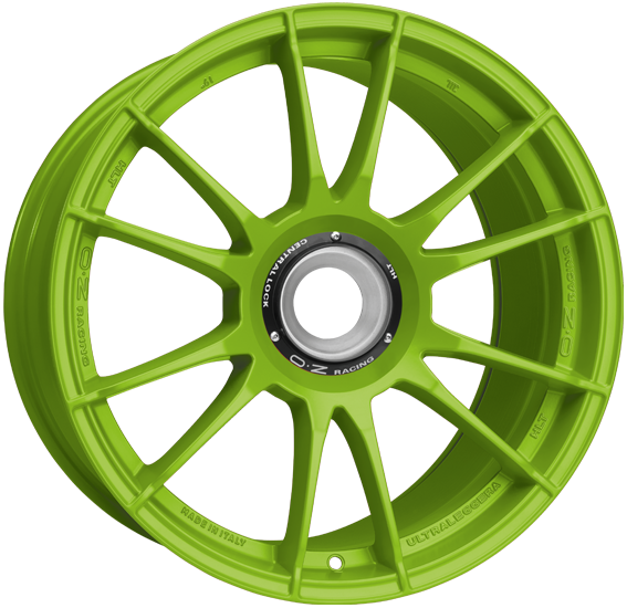 OZ ULTRALEGGERA HLT CL 21x12.5 ET48 Zentralverschluss Acid Green