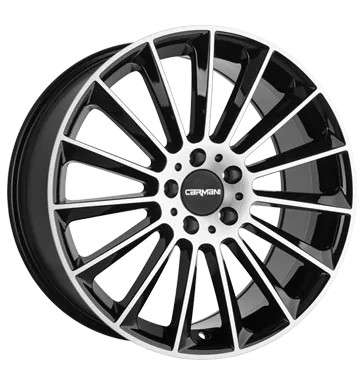 Carmani 17 FRITZ 18x8 ET40 5x114.3 Noir Poli