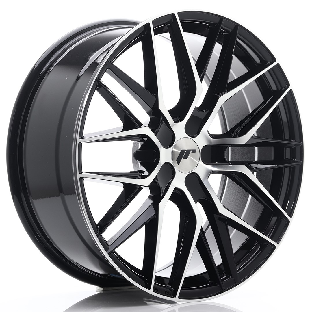 Japan Racing JR28 20x8.5 ET40 5x114.3 Gloss Black Machined