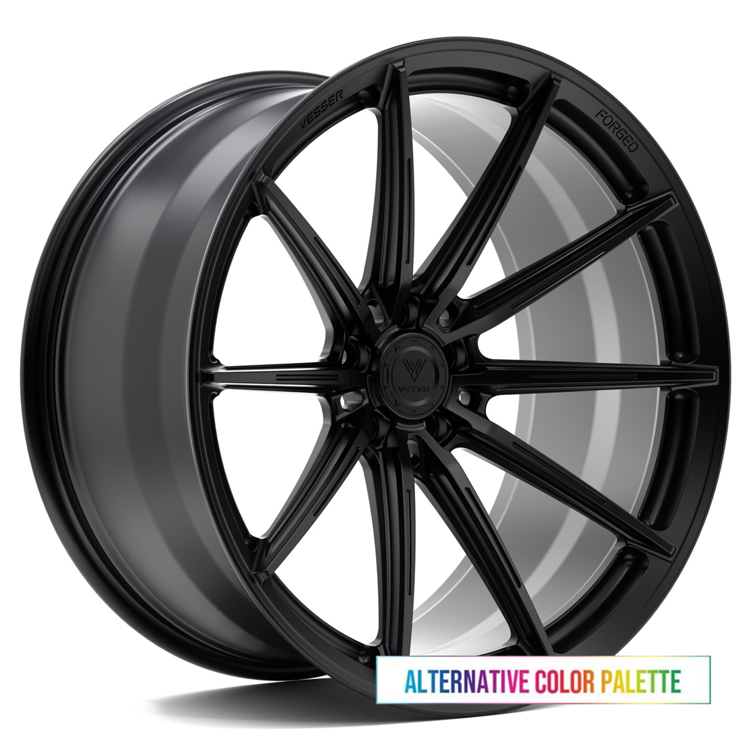 Vesser VSR2 19x10 ET20-51 Custom Finish (ET, PCD and colour freely selectable)