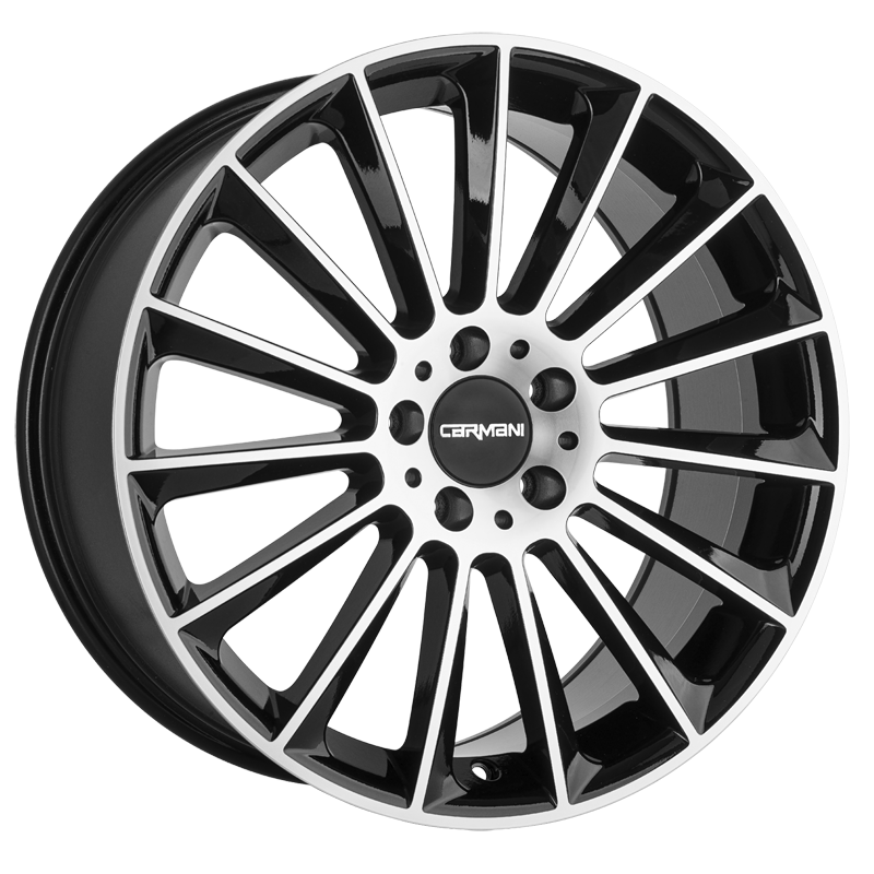 Carmani 17 FRITZ 20x8.5 ET35 5x112 Black Polish