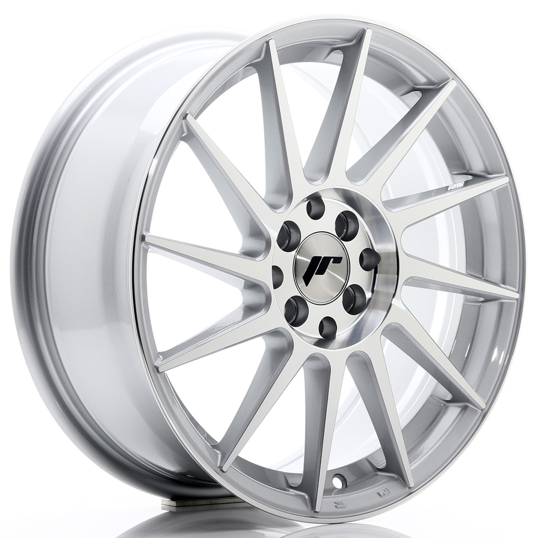 Japan Racing JR22 17x7 ET25 4x100/108 Silver Machined Face