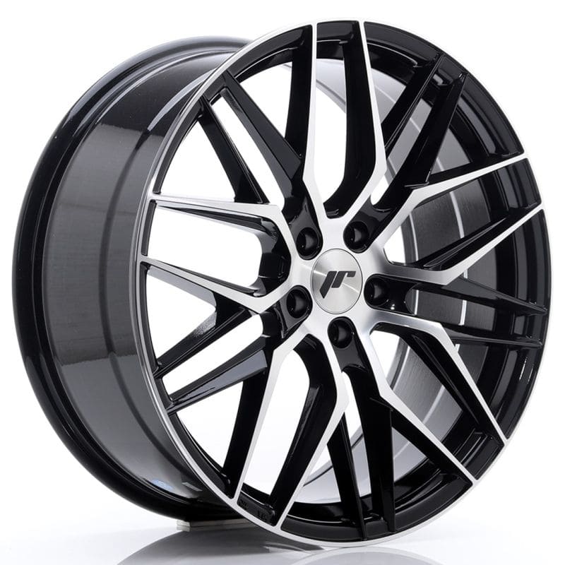 Japan Racing JR28 in Gloss Black Machined Face Farbe