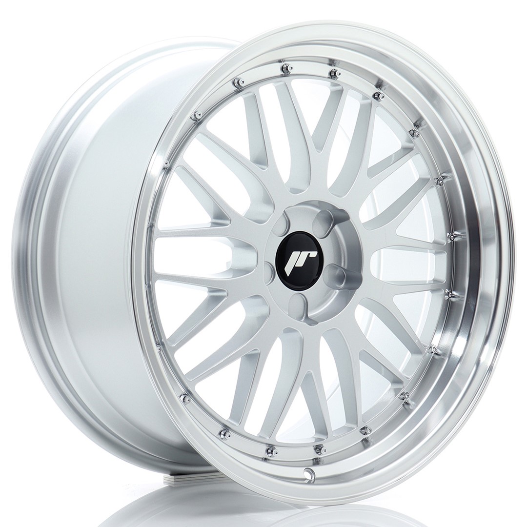 Japan Racing JR23 20x9.5 ET20-35 Hyper Silver Machined Lip (ET und LK frei wählbar)