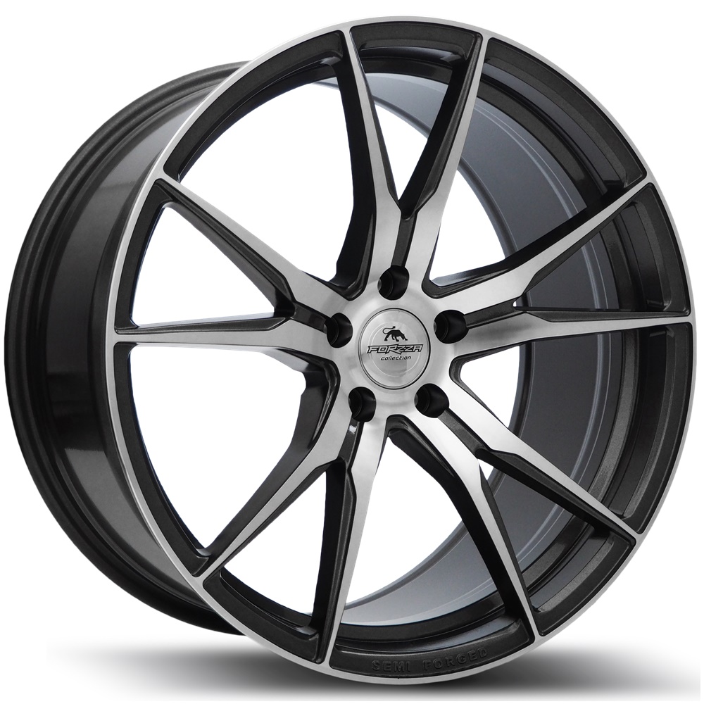 Forzza Wheels ULTRA 20x10 ET37 5x120 Grey Face Machined
