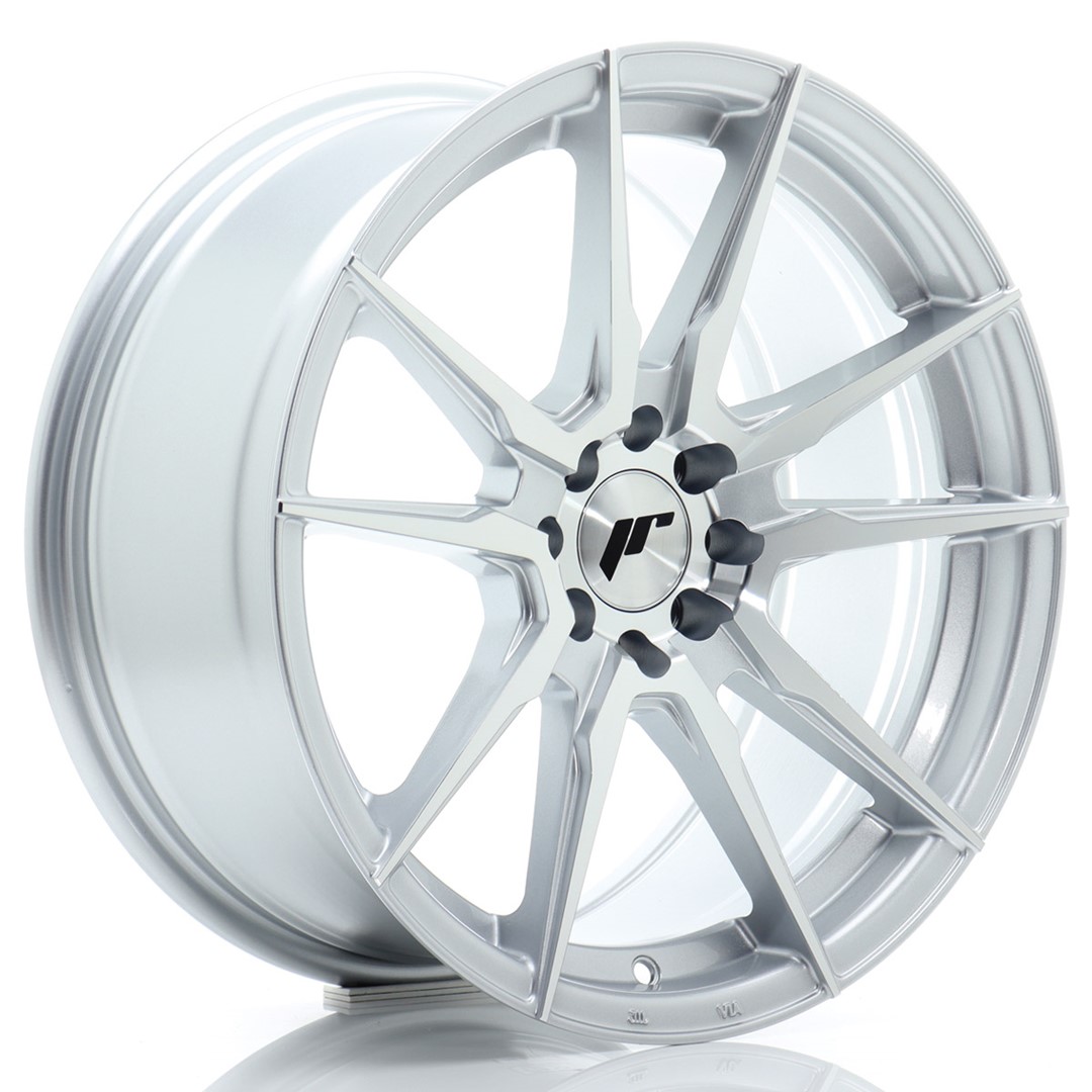 Japan Racing JR21 17x8 ET25 4x100/108 Silver Machined Face
