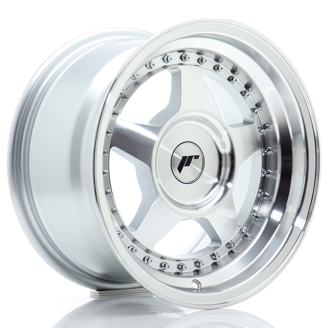 Japan Racing JR6 15x8 ET25 Blank Silver Machined Face