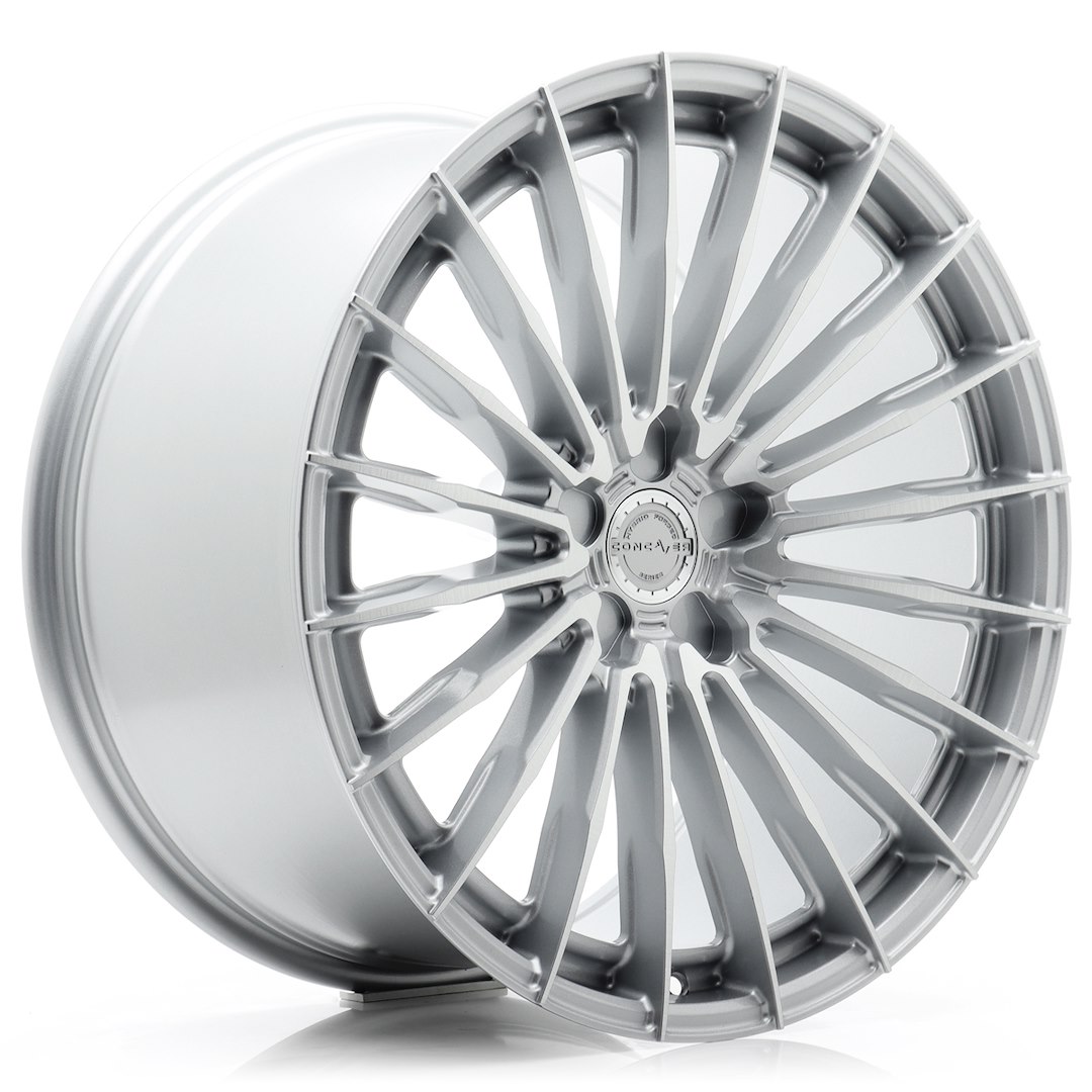 Concaver CVR10 20x8 ET20-40 Brushed Silver (ET und LK frei wählbar)