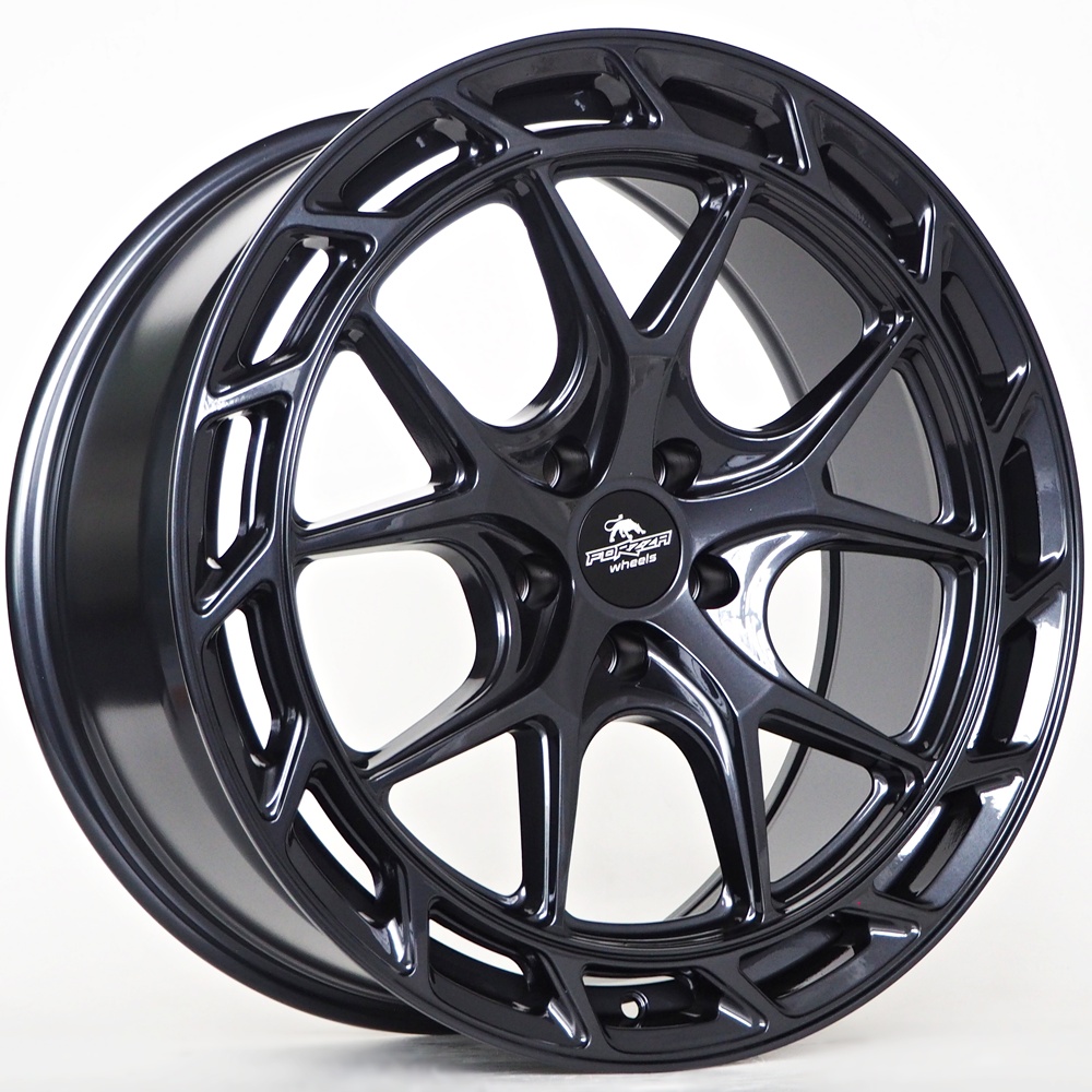 Forzza Wheels SATURN 19x8.5 ET45 5x112 Black Magic