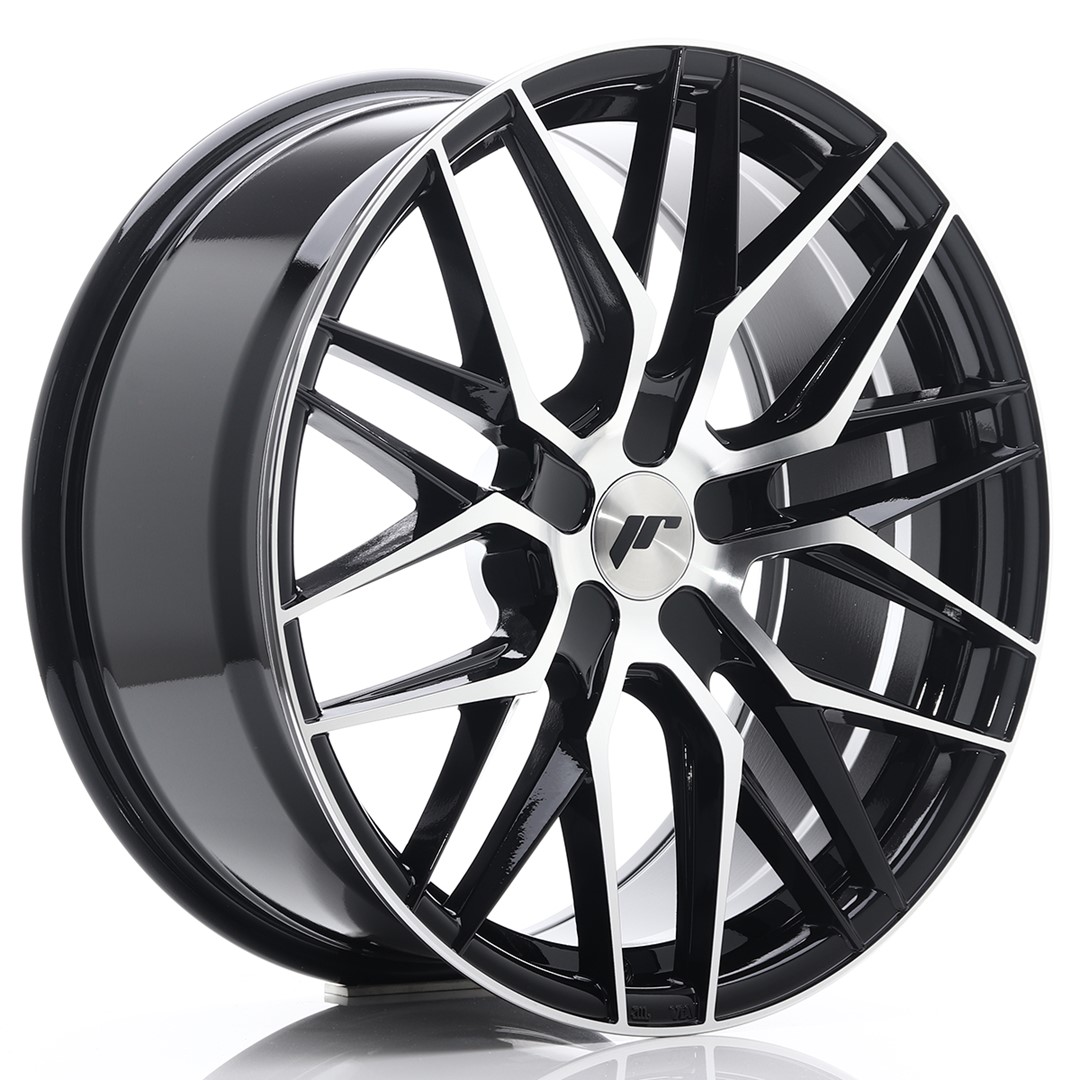 Japan Racing JR28 19x8.5 ET20-40 Gloss Black Machined Face (ET und LK frei wählbar)