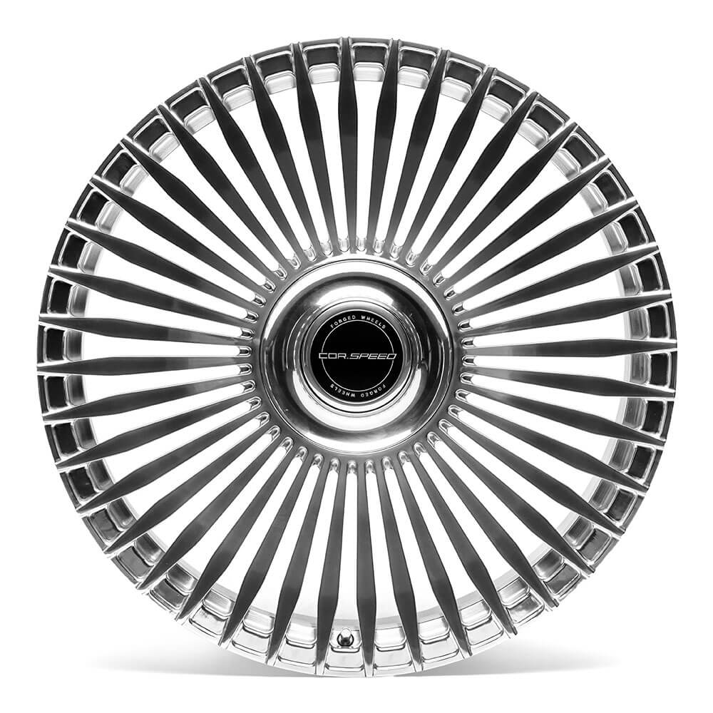 Corspeed Forged F02 24x14 ET und LK frei wählbar, Full Polished 2