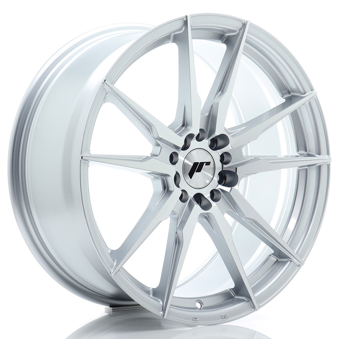 Japan Racing JR21 19x8.5 ET45 5x112/114.3 Silver Machined Face