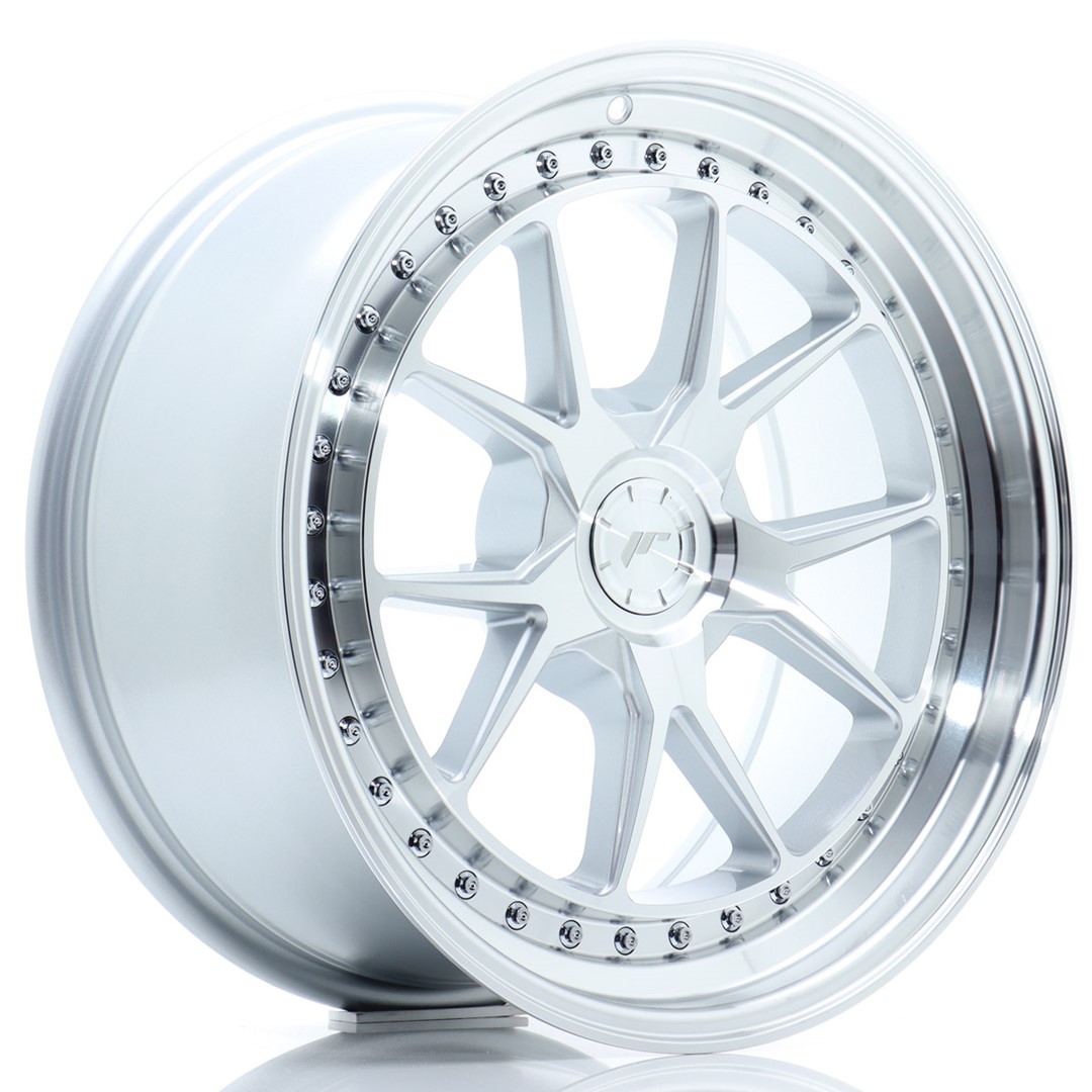 Japan Racing JR39 18x8.5 ET15-35 Blank (5H) Silver Machined Face
