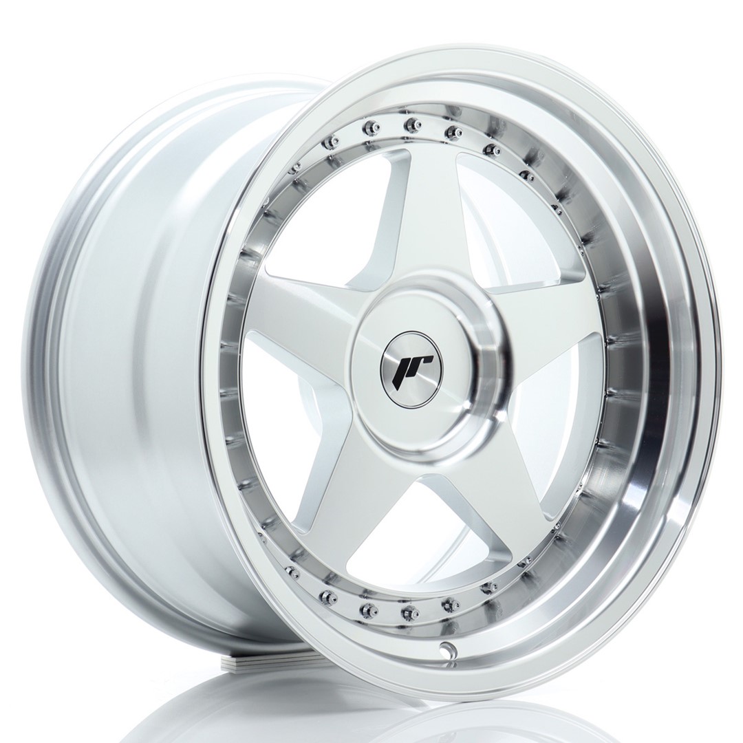 Japan Racing JR6 18x10.5 ET0-25 Blank Silver Machined Face