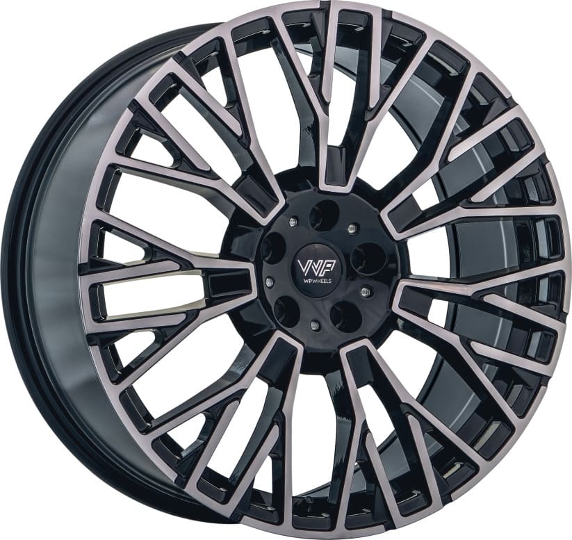 WP Wheels 005 in Glanz Schwarz Frontpoliert Farbe