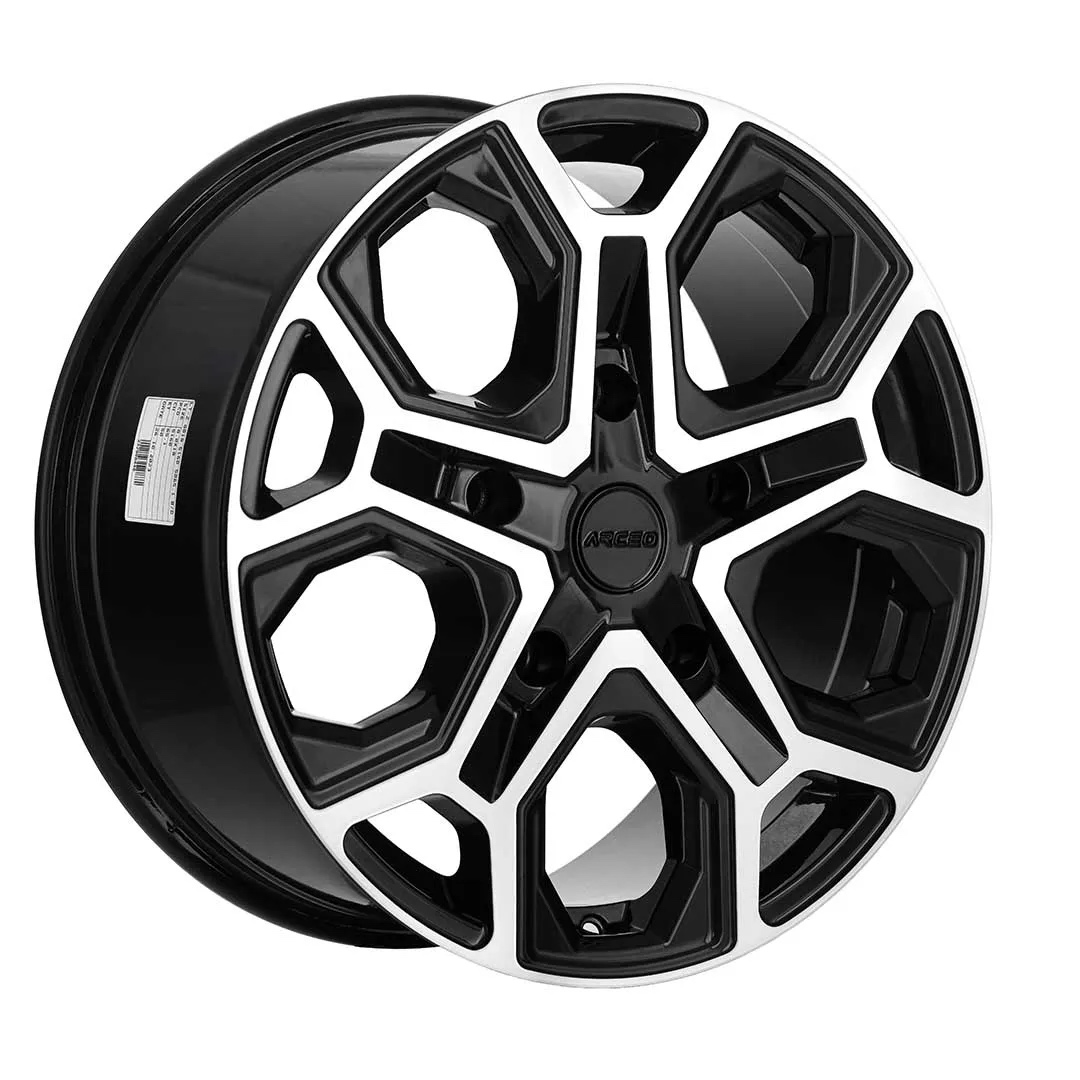 Arceo LT2 18x8 ET50 5x130 Noir Diamant