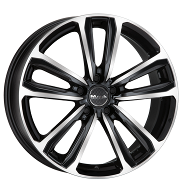MAK MAGMA 18x8 ET50 5x108 Black Mirror