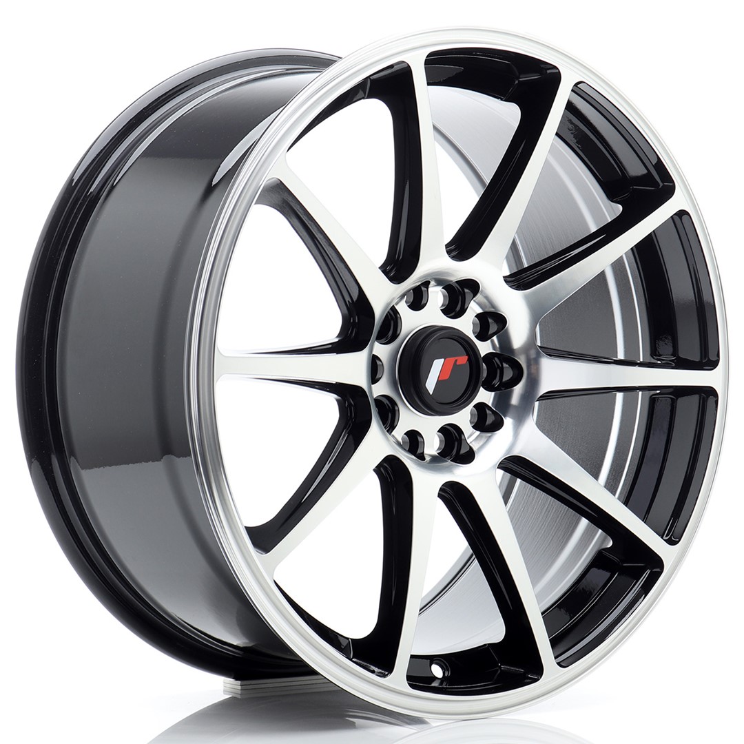 Japan Racing JR11 18x8.5 ET40 5x112/114 Black Machined