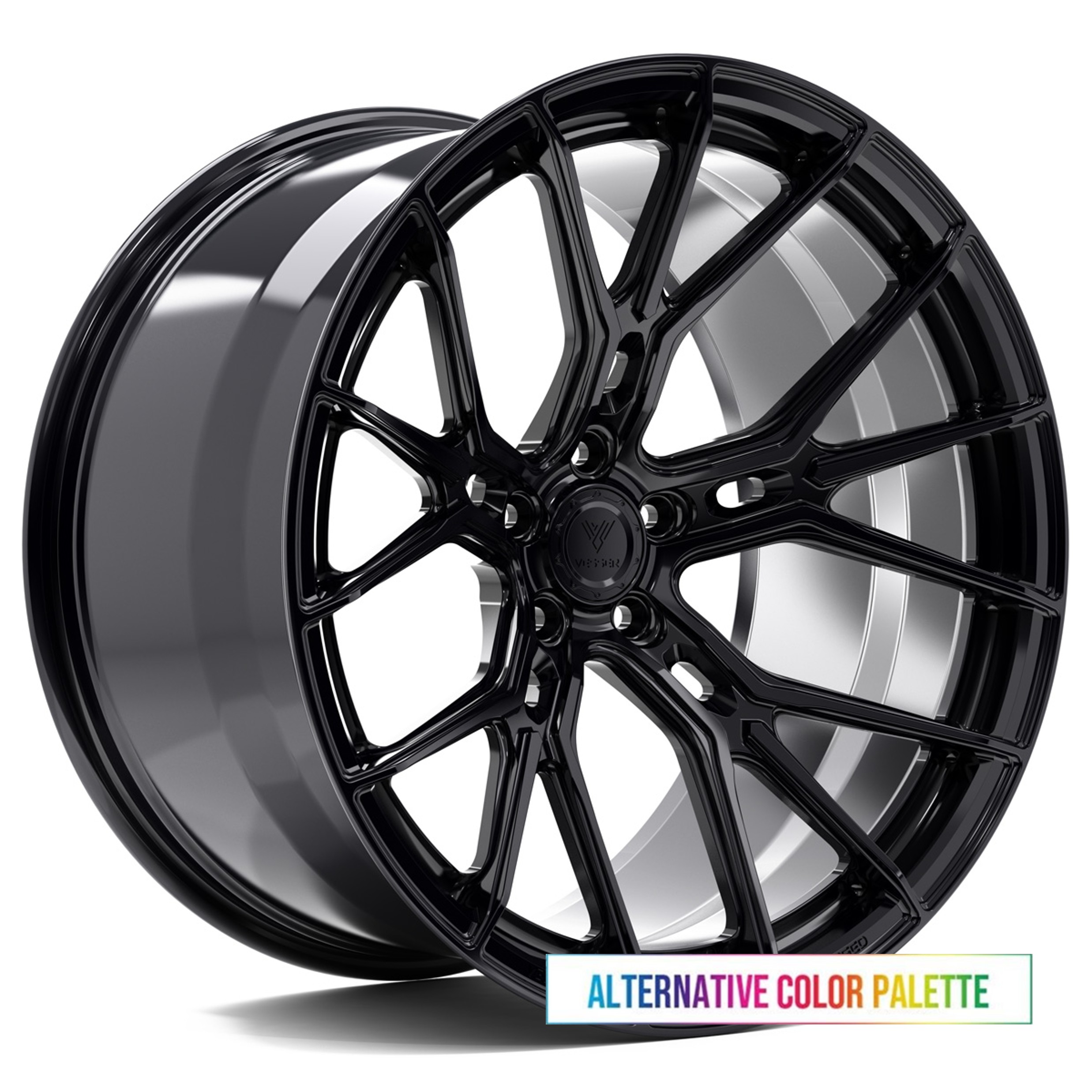 Vesser VSR6 19x10 ET20-51 Custom Finish (ET, PCD and colour selectable)